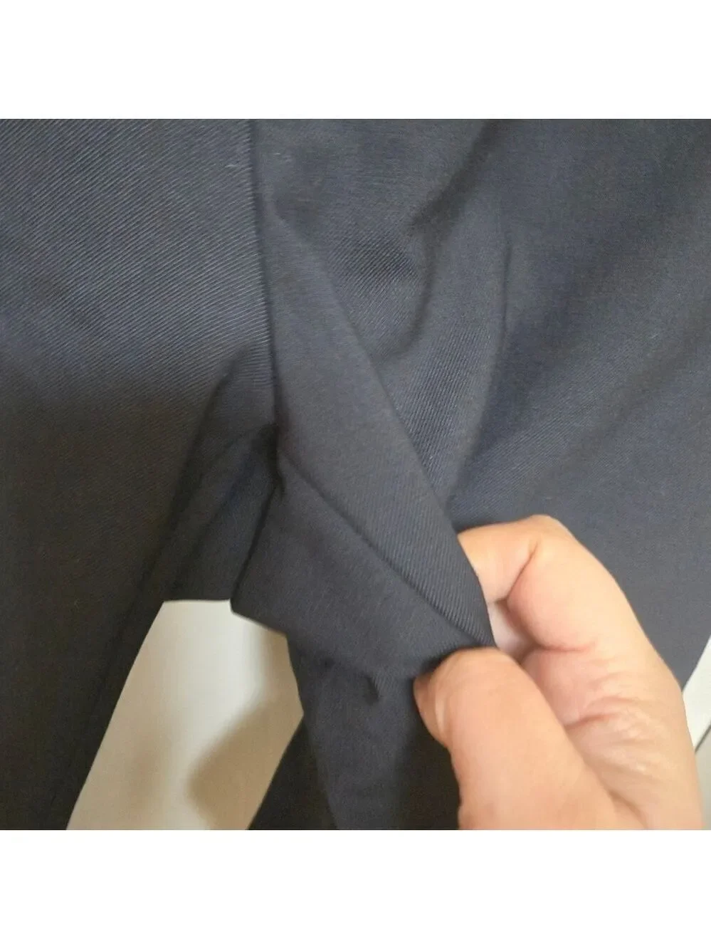 Banana Republic Slim Tapered Dress Pants 31x30 Navy Wool Blend